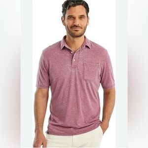 EUC Johnnie-O Men’s The Local Polo Shirt‎ In Rosewood Polo XL